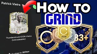 HOW to GRIND 90 Thunderstruck ICON VIEIRA SBC in FC 25