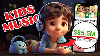 How to make money on YOUTUBE with AI children's music videos? (Monthly income $1 million)