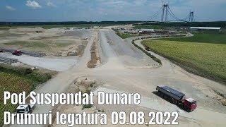 Pod suspendat peste Dunare Ep. 145 Drumuri legatura Calea Galati Braila - Smardan /Jijila 09.08.2022