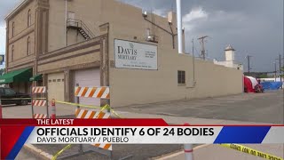 UPDATE: Six of 24 bodies identified from Davis Mortuary