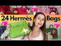 My Hermes Handbag Collection 2024! 🍊💖💖💖