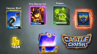 OMG!! I got a free Legendary card from opening the Magical Chest 🔥 || Castle Crush: Epic Battle!!