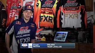 Ryley Bester analyze's a GoPro lap from Elias Ishoel