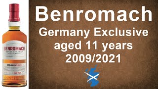 Benromach aged 11 years  2009/2021 Germany Exclusive Single Malt Scotch Whisky Review by WhiskyJason