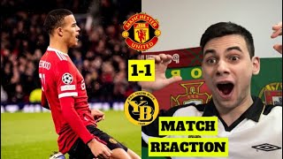 TOP OF THE GROUP Manchester United 1-1 Young Boys Champions league | GOAL REACTION HIGHLIGHTS |