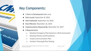CMS Final Rule on Emergency Preparedness: What Health Centers Need to Know