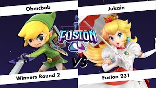 Fusion # 231 - Obmcbob (Toon Link) vs Jukain (Peach) - Winners Round 2