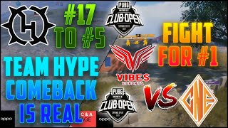 Team Hype COMEBACK IS REAL 🔥| Carnage VS Vibes FOR #1 🤯| PMCO NEPAL GROUP STAGE DAY 5 - GAURABYT |