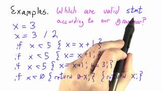 Valid Statements - Programming Languages
