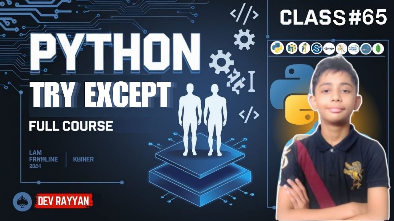 Python Try Except Python Tutorial Lesson 65 Youtube
