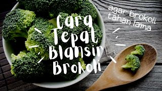 Cara Blansir Brokoli - Brokoli Awet Tahan Lama