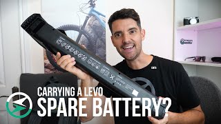 2019 Specialized Levo - How to carry a spare battery in an Evoc Backpack