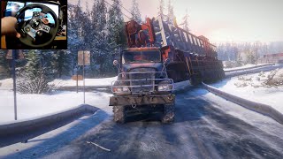 SnowRunner | Part 124 | Alaska | Logitech G29 Gameplay