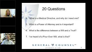 May 2022: Do I Need a Will? Or a Trust? What is Estate Planning?