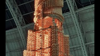 The World Tallest Kapla DESTRUCTION (27m)