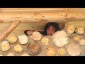 building a cordwood greenhouse off grid estonia story 22