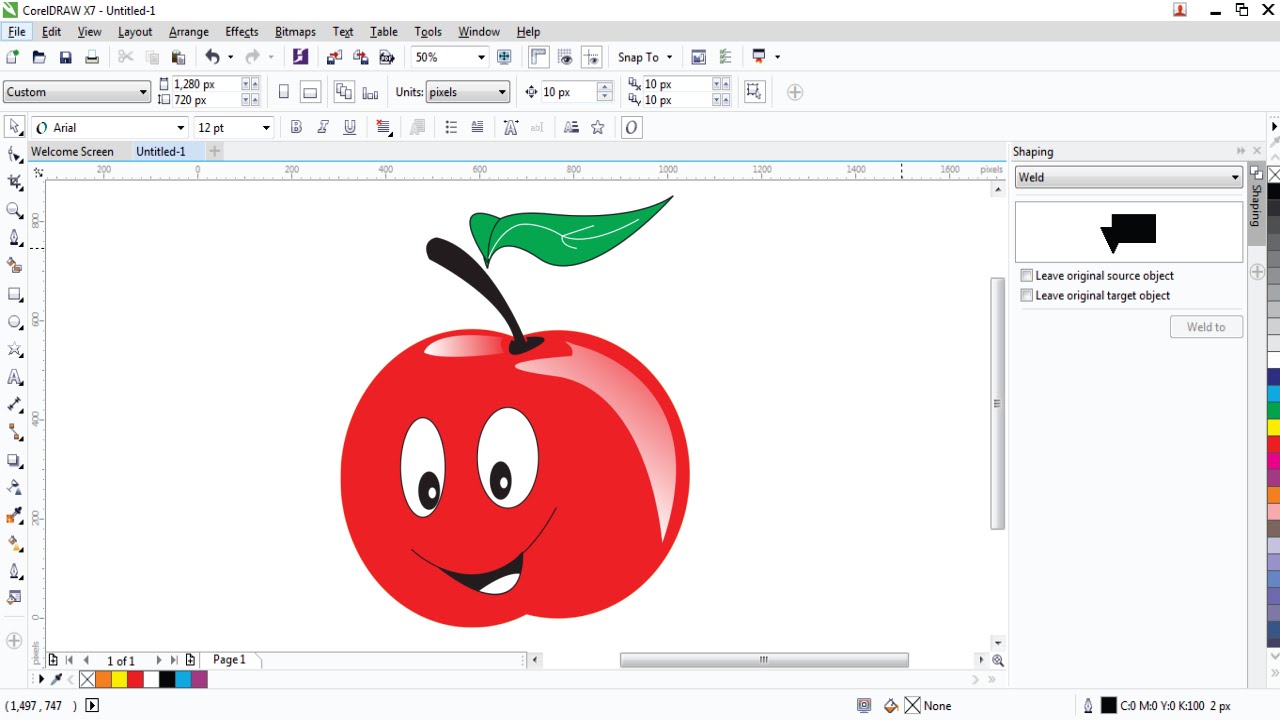 CorelDRAW Tutorials - Menggambar Buah Apel 3D Di CorelDraw X7 (Bahasa ...