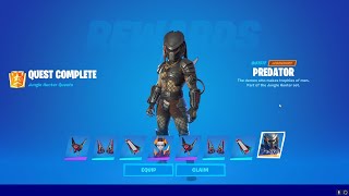Complete Jungle Hunter Challenges Guide! How to Unlock All Predator Rewards in Fortnite!