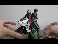 s.h.figuartsシン仮面ライダー サイクロン号でポージングレビュー／shf cyclone shin kamen rider