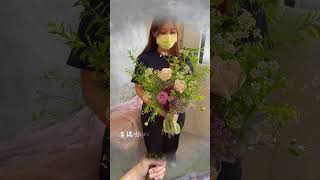 IFDA 韓式鮮花初階證書課程『自然風格花束』Natural Bouquet 學員上課記錄 Class Documentary Part 1