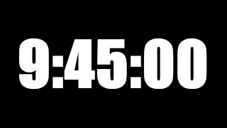 9 HOUR 45 MINUTE TIMER • 585 MINUTE COUNTDOWN TIMER ⏰ LOUD ALARM ⏰