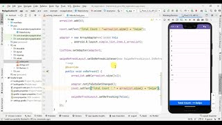 Swipe Refresh in Android Studio with Java