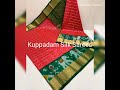 latest arrival of pure handloom kuppadam silk sarees with free shipping