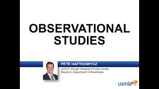 USMLE-Rx Express Video of the Week: Observational Studies