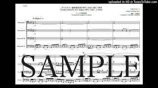 バッハ「ヴァイオリン協奏曲第2番 BWV1042～第2-3楽章」チェロ四重奏版（編曲：中島雅彦）