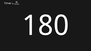 180 Second Countup Timer