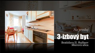 3-izb. byt s lodžiou, BA II. Ružinov, Mierová ul.