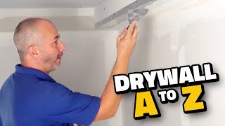 How To Install Drywall A to Z | DIY Tutorial