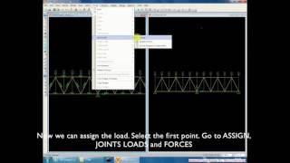 SAP2000 Truss Example