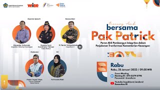 Webinar - Peran Ahli Pembangun Integritas Dalam Perjalanan Tranformasi Kementerian Keuangan