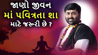 જાણો જીવનમાં પવિત્રતા શા માટે જરૂરી છે ? | પંડિત શ્રી જીગ્નેશ દાદા જી | Sadhna Gujrati