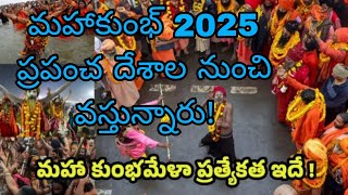 మహాకుంభ్ 2025: ప్రపంచ దేశాల నుంచి వస్తున్నారు!Mahakumbh 2025: People are coming from all over world!