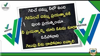 Vestige | మీ మైండ్ సెట్ మారితే మీరు అనుకున్న జీవితం పొందవచ్చు  | Hareesh Makesh | Daimond Director