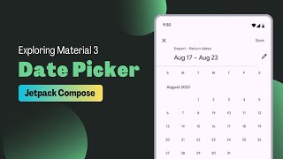 Date Picker | Jetpack Compose | Material Design 3 Components | Android | Kotlin