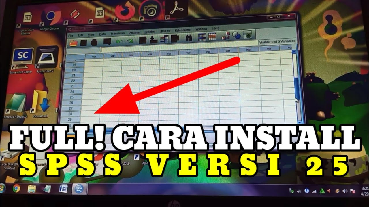 Tutorial Cara Install Ibm Spss 25 Mudah Youtube