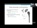 OREF India Web Class for Orthopaedic Postgraduates – Basics of Shoulder Arthroplasty #orefindia