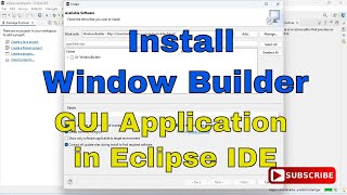 Install WindowBuilder in Eclipse IDE [2024] | GUI Programs in Eclipse| Window Builder