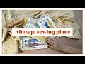 Vintage Sewing Pattern Plans for my 1960s dress & a Modes4U unboxing for the fabric