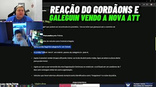 REAÇÃO DO GORDÃONS E GALEGUIN COM A NOVA ATT DA METRÓPOLE | COLOCARAM HS?