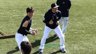 151116　チューブトレーニング　オリックス　田口壮　武田健吾