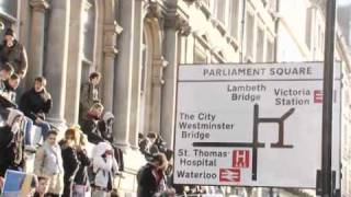 Student protests in London: A street-level view of the day