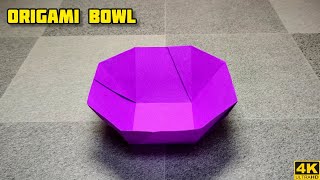 Origami Bowl | Origami tutorial | Paper craft