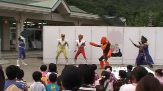 ボートン戦隊カワベンジャーショー(2016.7.23) 川辺町第二保育所 夏祭り会場にて