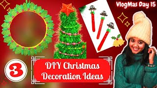 ख्रिसमस डेकोरेशन | *ROOM DECOR IDEAS* | VLOGMAS 2021 | DAY 15 | SwaminiVlogs