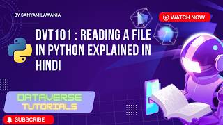 Lecture 46 - Reading Files in Python | Text, CSV, JSON, Binary Files | DVT101