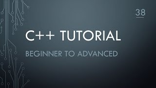 C++ Tutorial | Part 38 | Class operator overloading (Assignment operator [ = ])